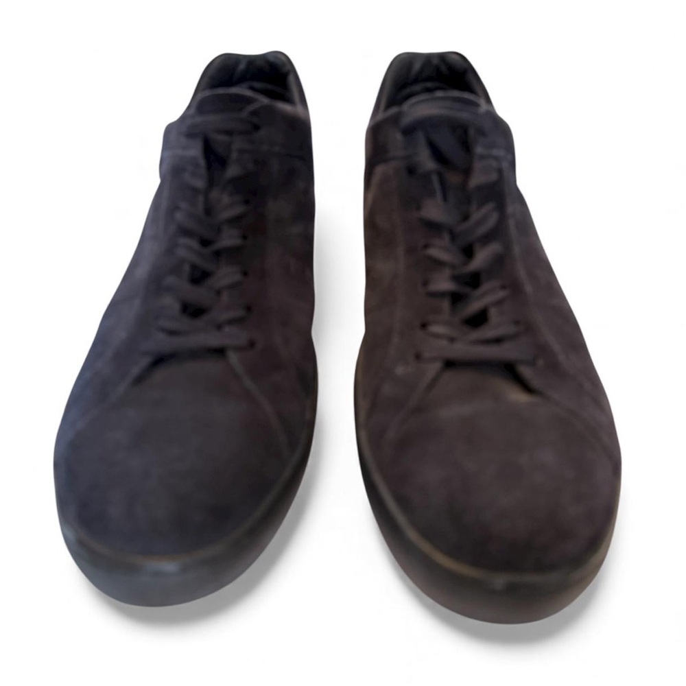 Luxury Tods Suede Leather‎ Casual Shoe Black Lace Up Sporty Size 11.5